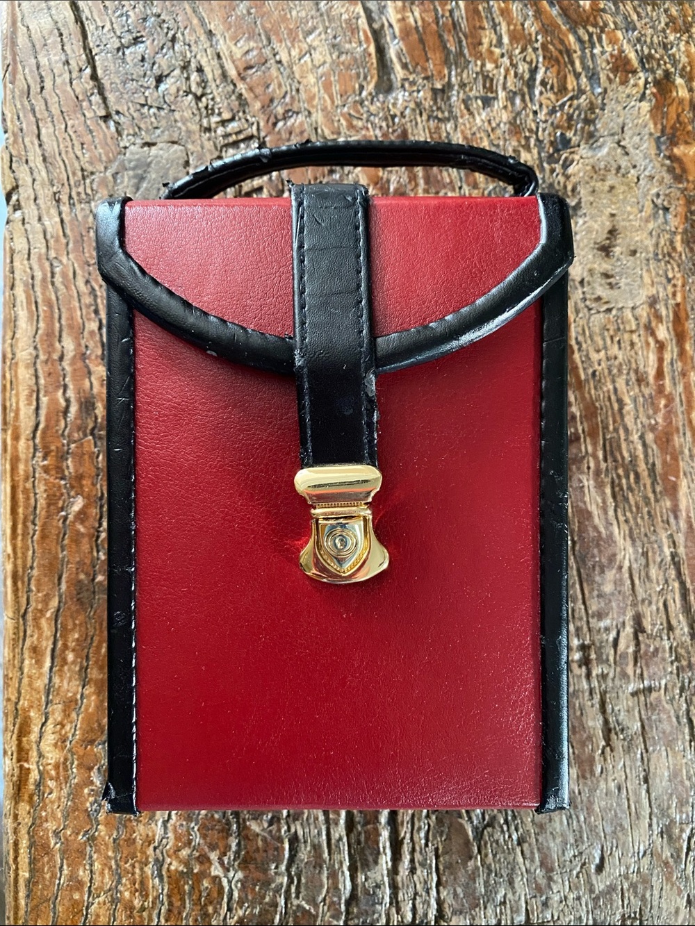 ♥️Vintage🖤DePalma Leather Travel Jewelry Case - Picture 13 of 14